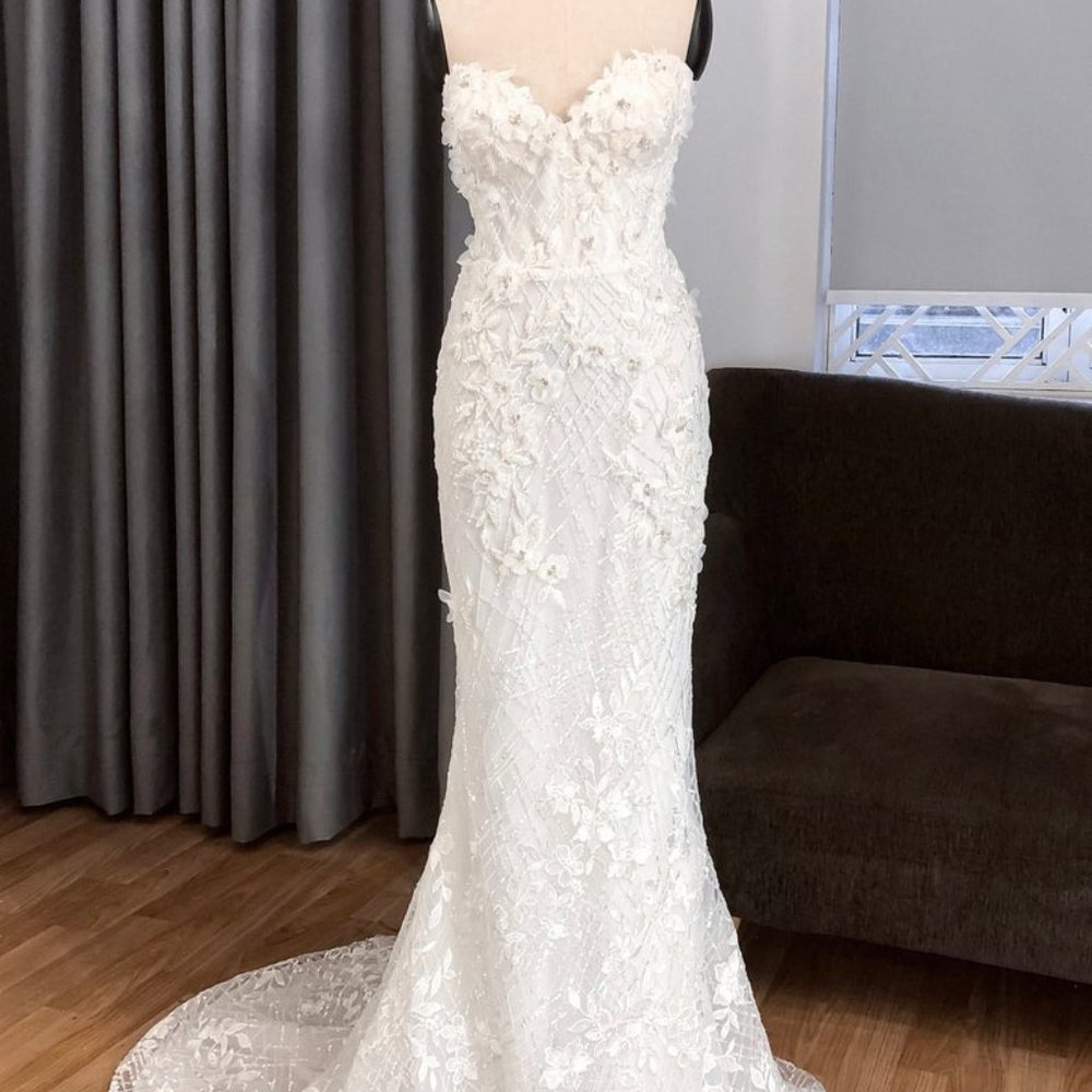 Mermaid Wedding Dress- Sweatheart Neckline